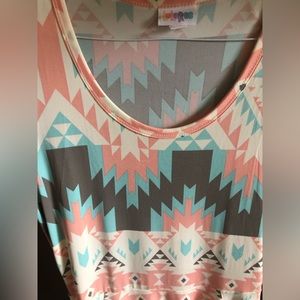 Light Aztec print dress